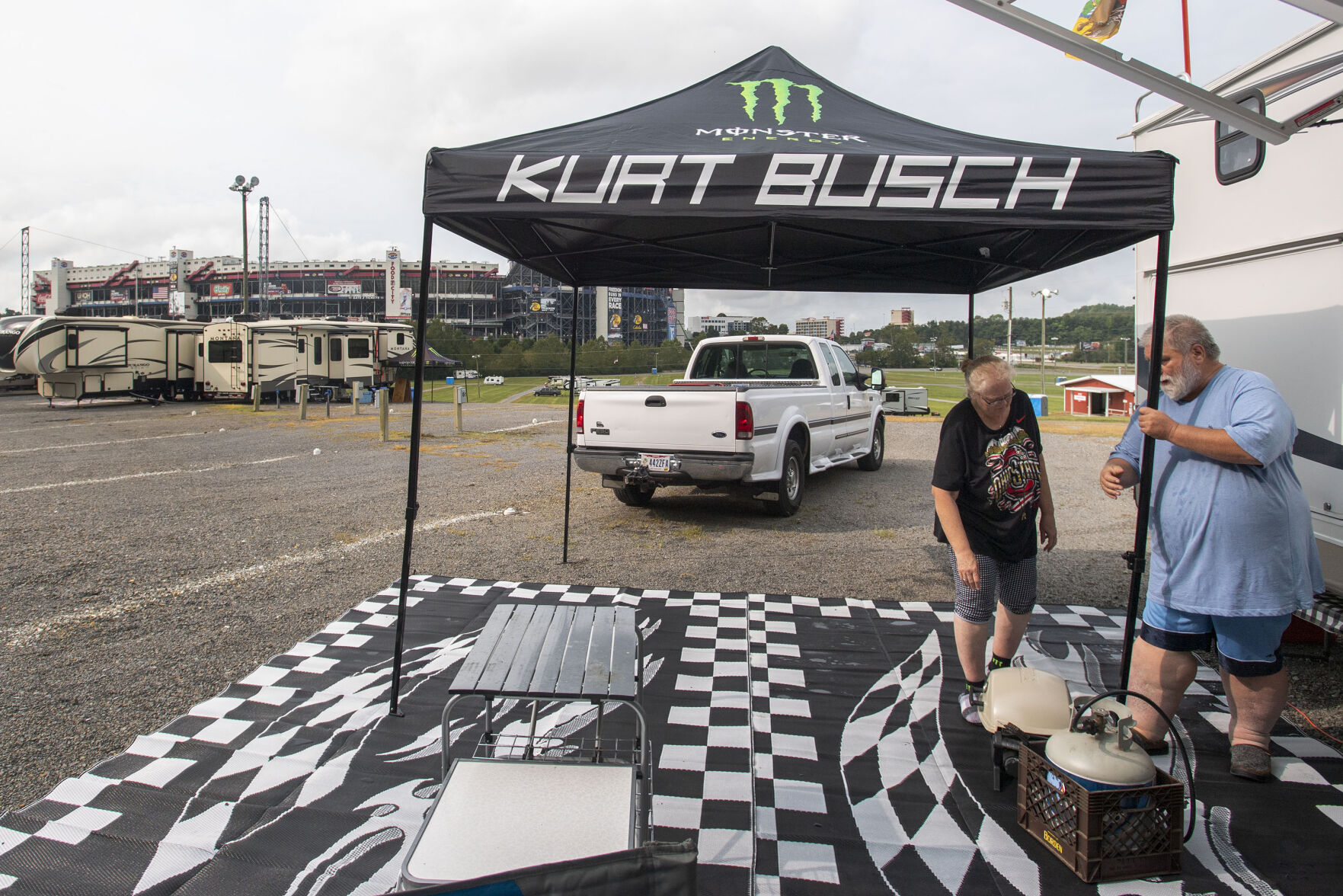 Bristol Motor Speedway Race Week-Fans Arrive 01